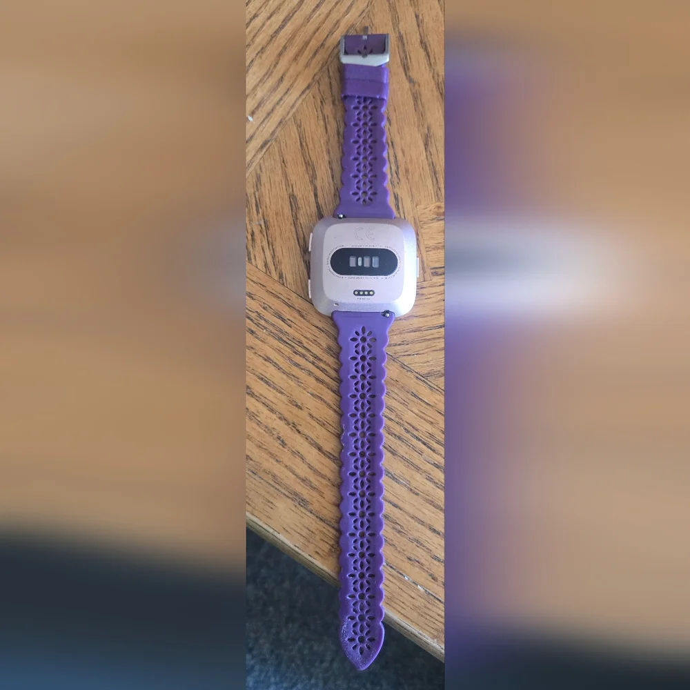 Fitbit Smartwatch with Purple Strap